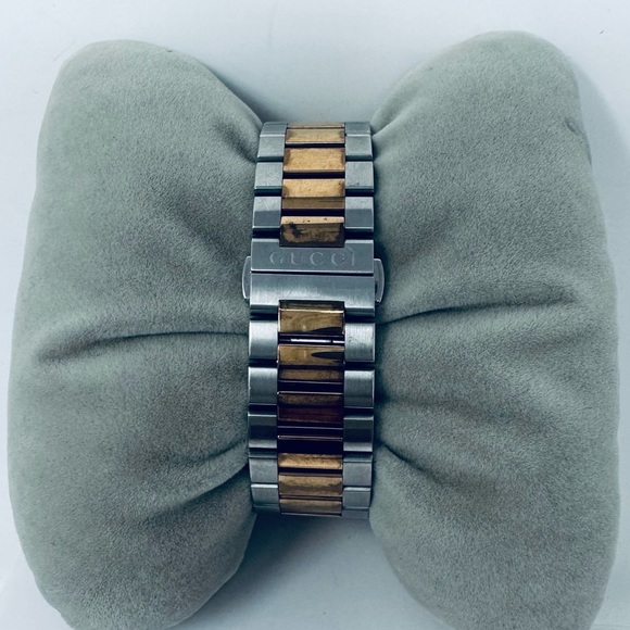 GUCCI G TIMELESS SILVER/ROSE GOLD 38MM WATCH - Picture 5 of 13